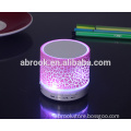 Flashing FM radio portable mini bluetooth speaker led light